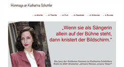 Desktop Screenshot of katharina-schuettler.de